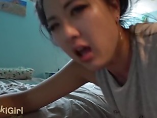 My beautiful Chinese Wife MOANING will make you CUM
