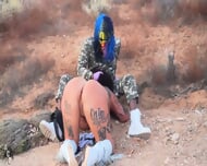 BBW Fucks On Desert