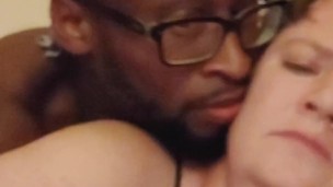 Milf Alegra B takes her first anal plug and cock at the same time