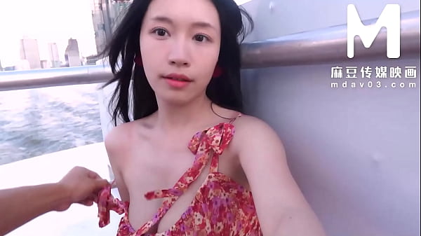 ModelMedia Asia – Enjoy the thrill of exposing your big tits and horny pussy in the open air!
