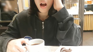 Public orgasm for my friend with lovense lush controlled by my phone – Unlimited Orgasm