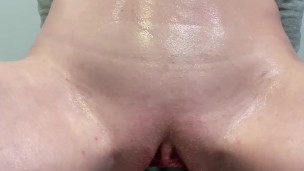 Sloppy wet pussy sounds as Autumn Orchid rides, stretches, moans and orgasms on Bad Dragon