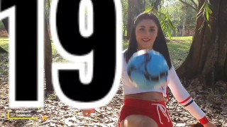 Soccer practice on open field + lush control my pussy… see what happens