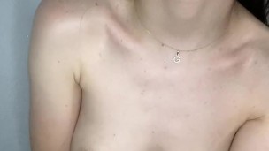 Soft whimpers turn into loud gasps when it hits