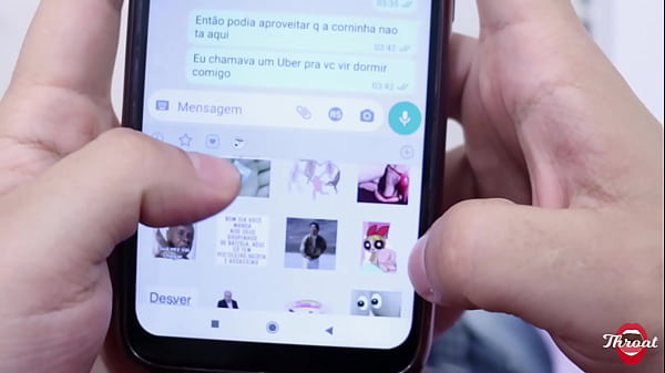 Um boquete de uma ruivinha gulosa