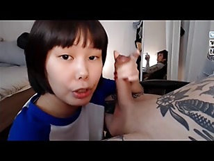 Cute Chinese Amateur Teen Dirty Talking Facefuck on Webcam