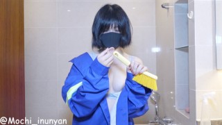 中国环卫工人制服——工作中异物渗透、不受控制的性高潮