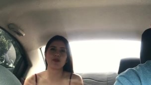 I ask the driver of my uber if I can change my clothes and then I see that he is getting horny when