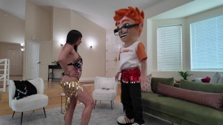 I Spank Sasha Pearl’s Big Tits for a Creampie in Our Dance Duel!