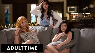 Lesbian Bully Jane Wilde Fucks Chloe Surreal & Stepmom