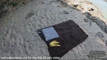 POV Vacation Blowjob and Beach Sex with Matty Mila Perez – Hot Sticky Creampie on a Nude Shore